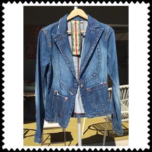 L.A.M.B. By Gwen Stefani Denim Blazer